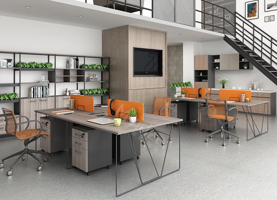 FI系列-現代簡約員工卡位