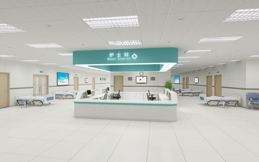 醫療大廳導診臺-醫院家具定制