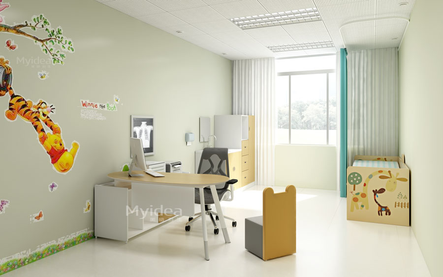 兒科診桌-醫生問診辦公桌椅