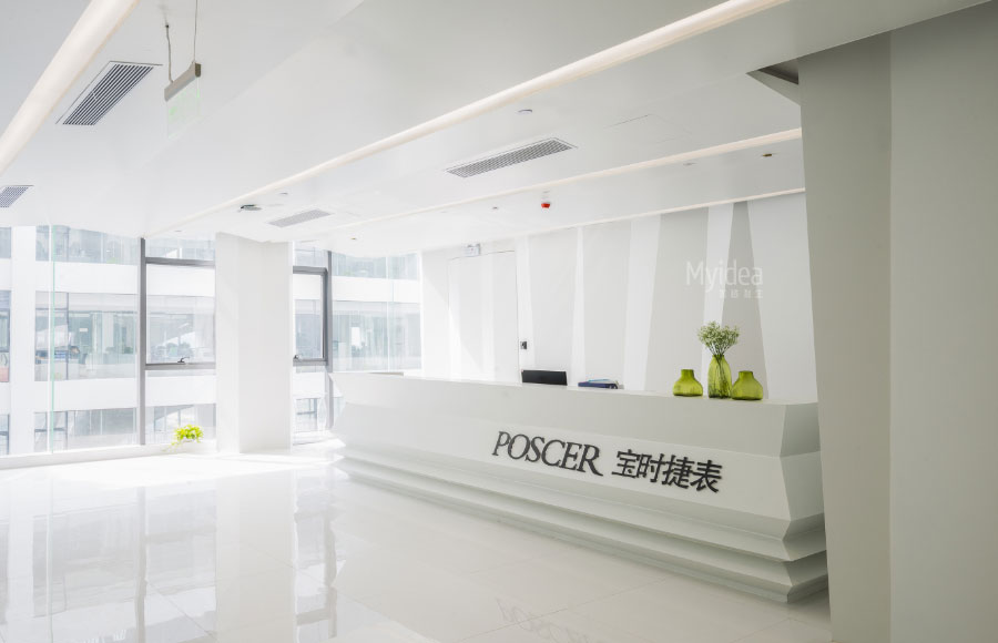 現代辦公室前臺-接待區前臺