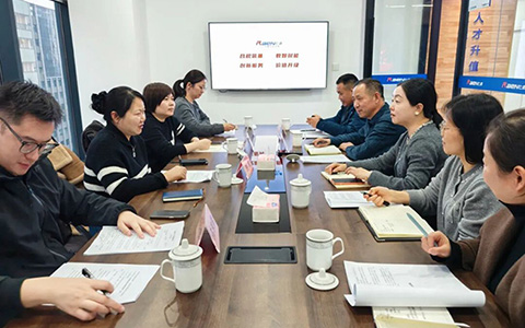 杭州市、區人社局領導來我司調研指導